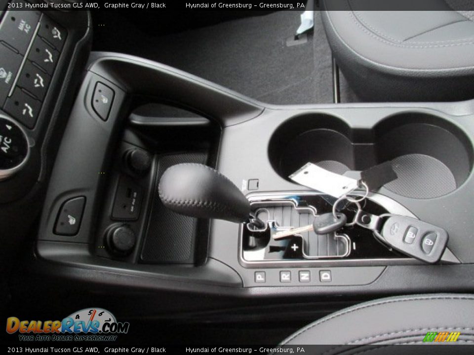 2013 Hyundai Tucson GLS AWD Graphite Gray / Black Photo #9