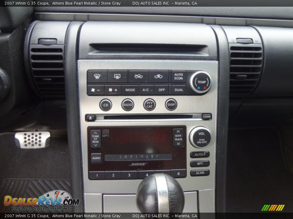 Controls of 2007 Infiniti G 35 Coupe Photo #21