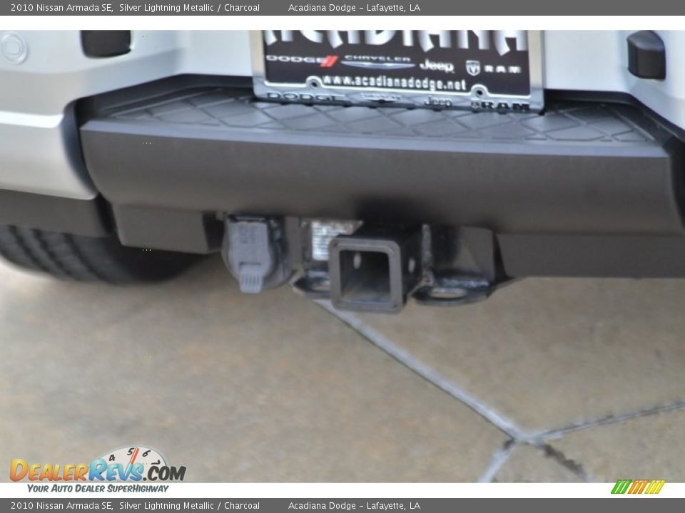 2010 Nissan Armada SE Silver Lightning Metallic / Charcoal Photo #5
