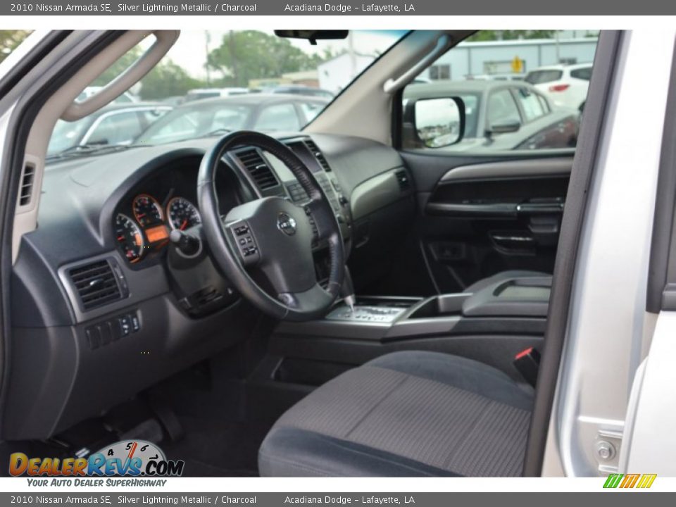 2010 Nissan Armada SE Silver Lightning Metallic / Charcoal Photo #17