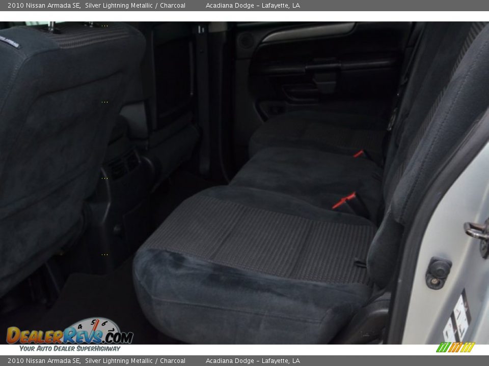 2010 Nissan Armada SE Silver Lightning Metallic / Charcoal Photo #19