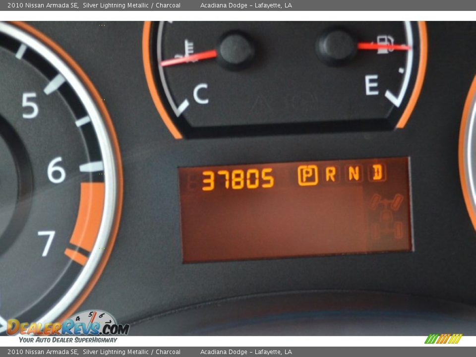 2010 Nissan Armada SE Silver Lightning Metallic / Charcoal Photo #27