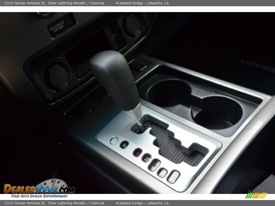 2010 Nissan Armada SE Silver Lightning Metallic / Charcoal Photo #29