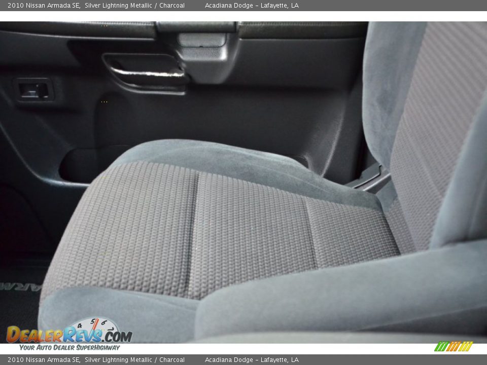 2010 Nissan Armada SE Silver Lightning Metallic / Charcoal Photo #30