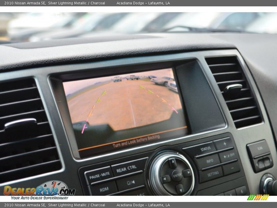 2010 Nissan Armada SE Silver Lightning Metallic / Charcoal Photo #32