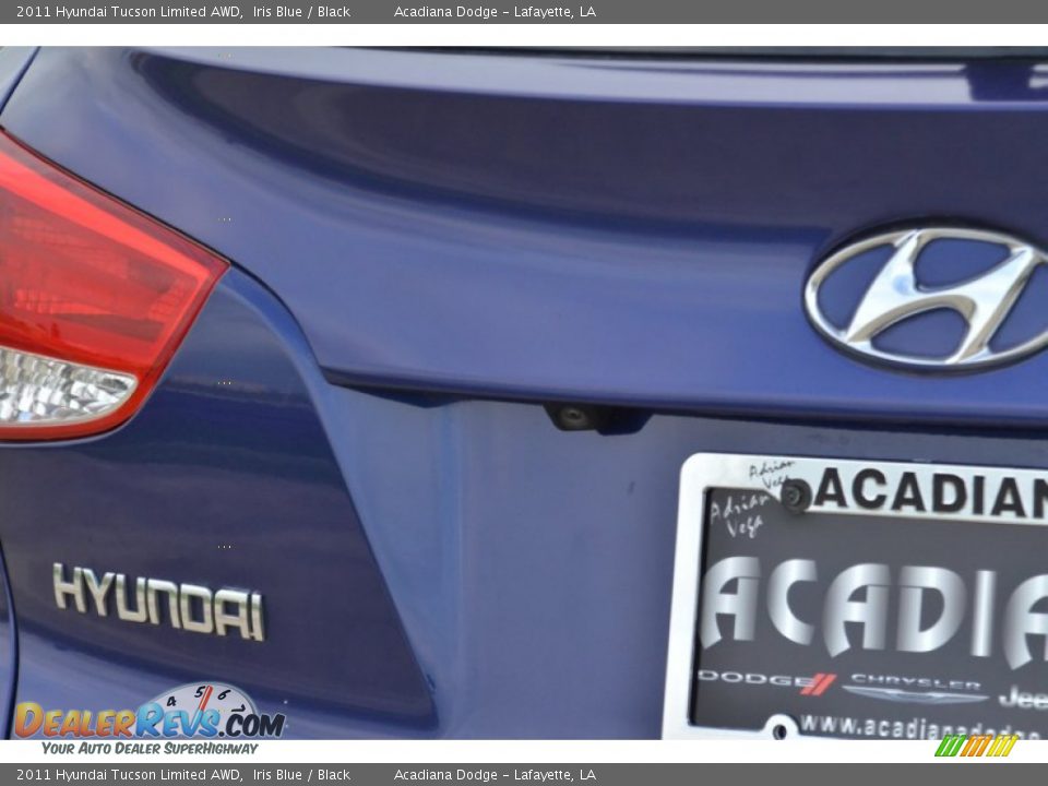 2011 Hyundai Tucson Limited AWD Iris Blue / Black Photo #5