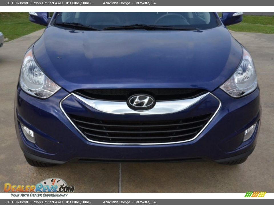 2011 Hyundai Tucson Limited AWD Iris Blue / Black Photo #11