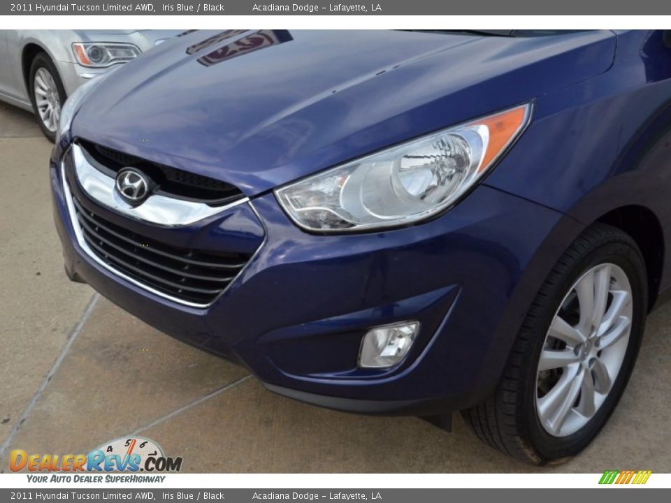 2011 Hyundai Tucson Limited AWD Iris Blue / Black Photo #12