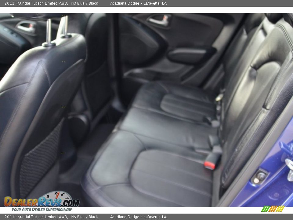 2011 Hyundai Tucson Limited AWD Iris Blue / Black Photo #20