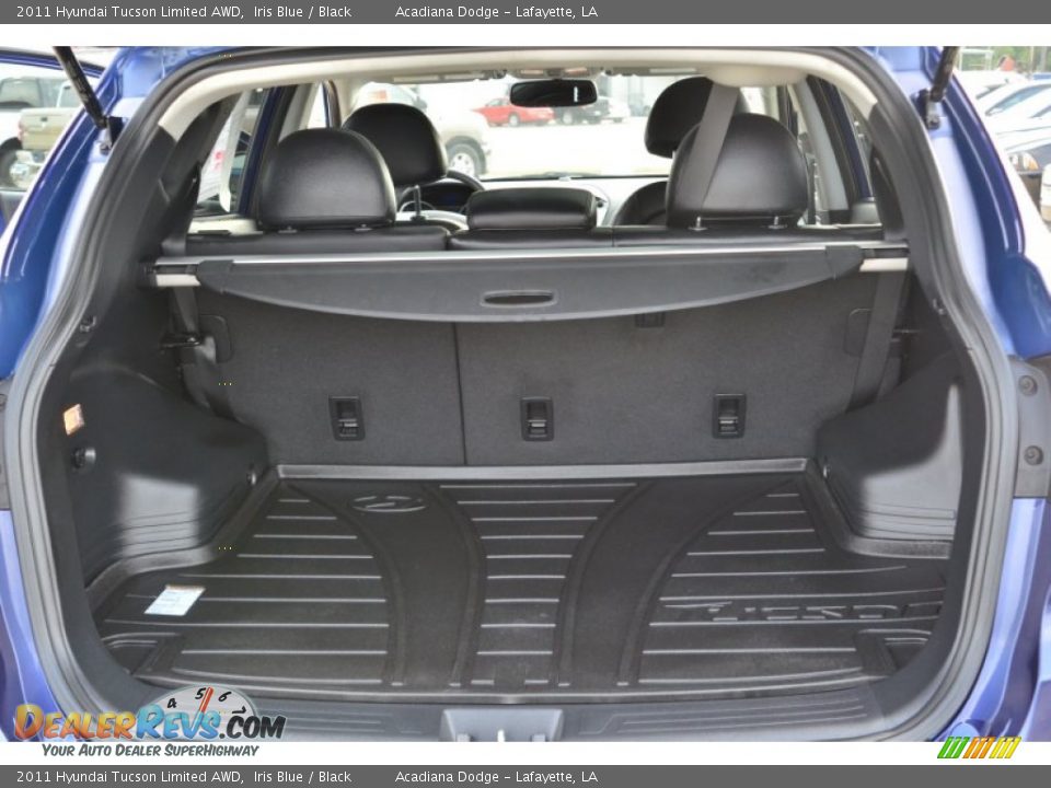 2011 Hyundai Tucson Limited AWD Iris Blue / Black Photo #21