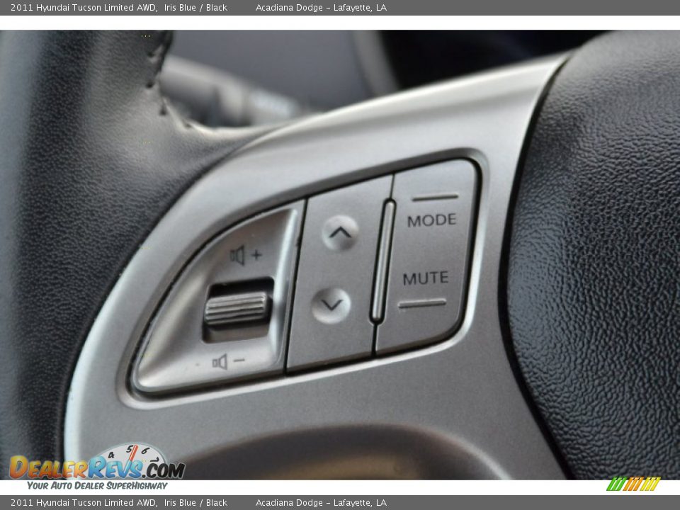 2011 Hyundai Tucson Limited AWD Iris Blue / Black Photo #23