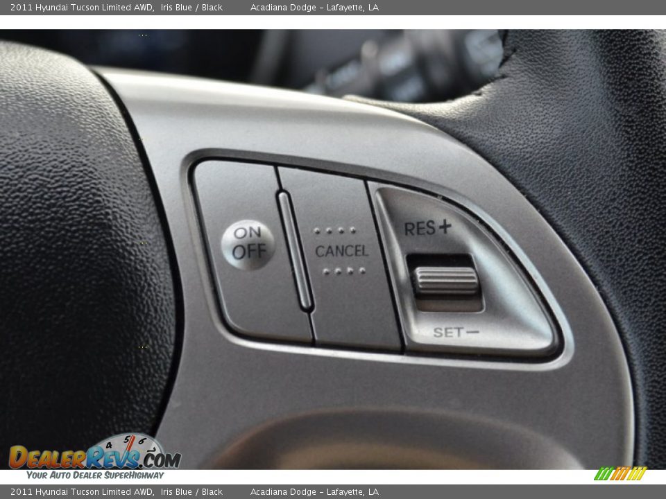 2011 Hyundai Tucson Limited AWD Iris Blue / Black Photo #24