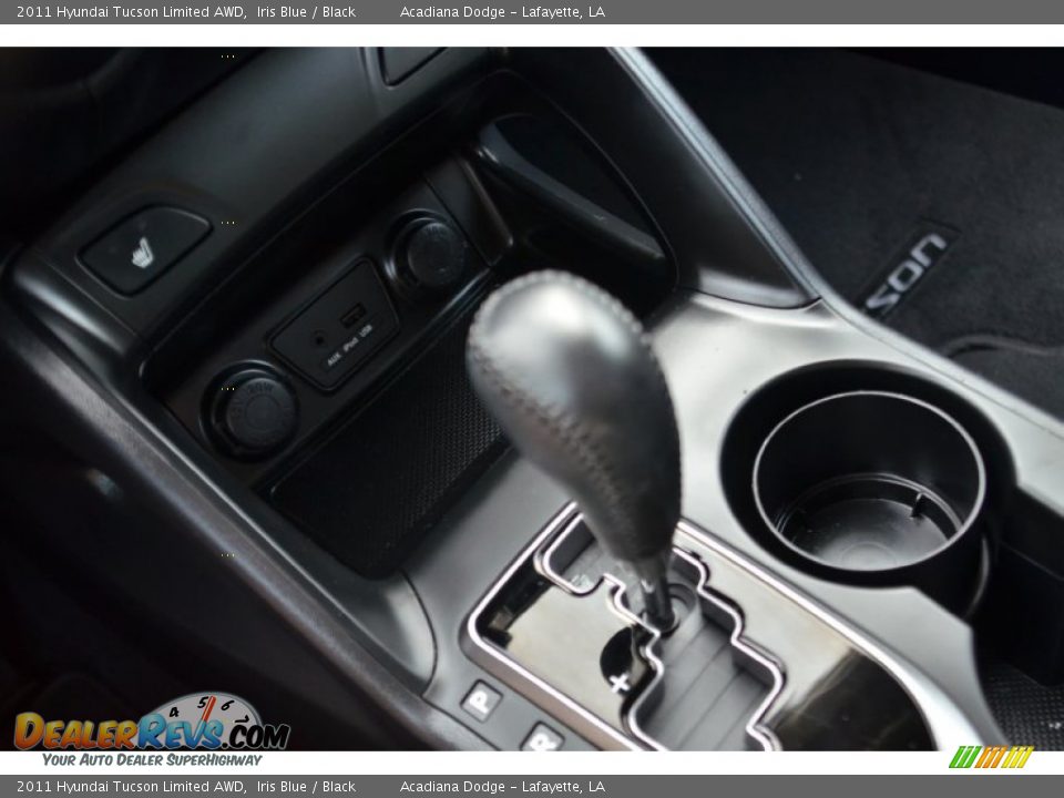 2011 Hyundai Tucson Limited AWD Iris Blue / Black Photo #29