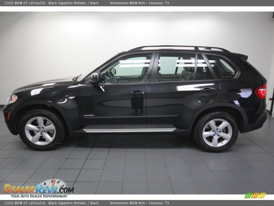 Black Sapphire Metallic 2009 BMW X5 xDrive30i Photo #2
