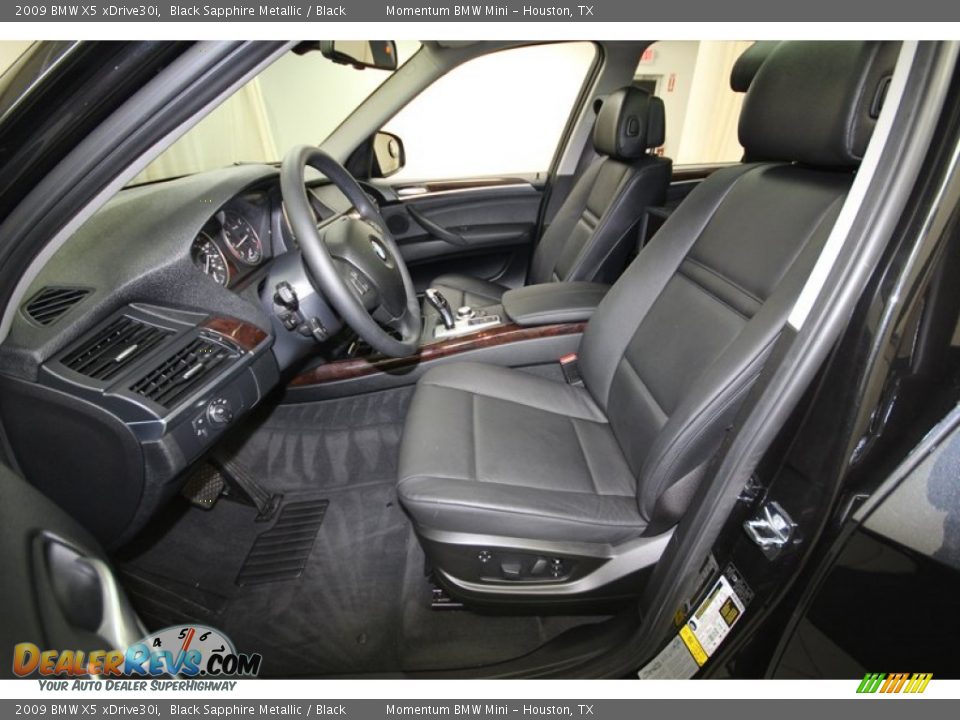 Front Seat of 2009 BMW X5 xDrive30i Photo #3