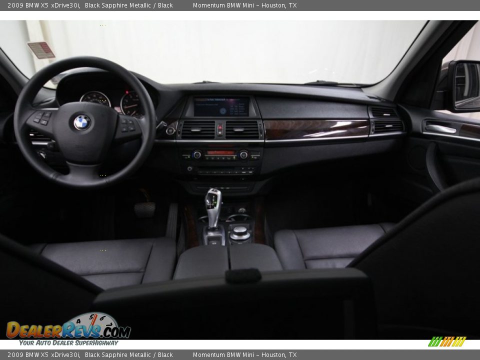 2009 BMW X5 xDrive30i Black Sapphire Metallic / Black Photo #4