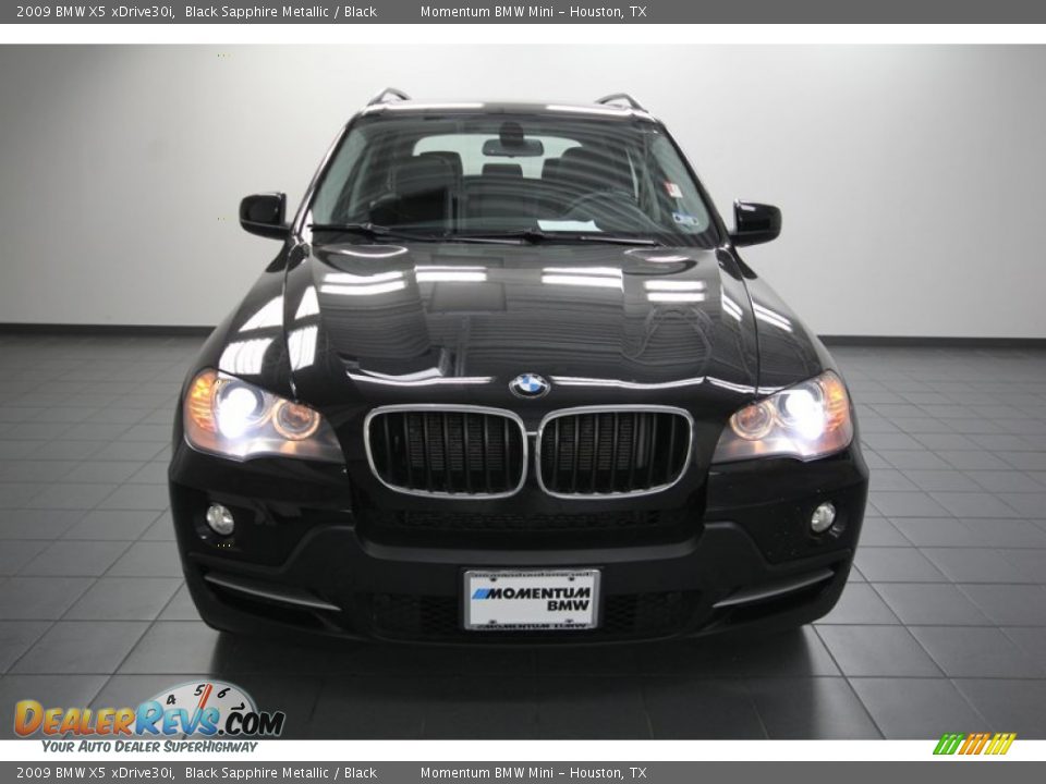 2009 BMW X5 xDrive30i Black Sapphire Metallic / Black Photo #5