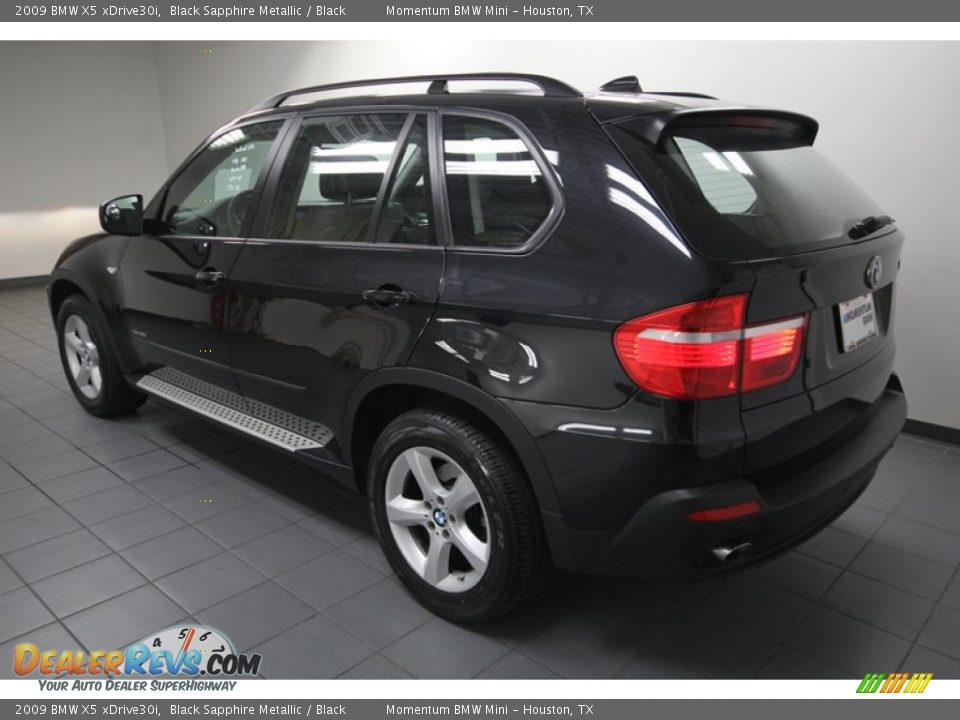 2009 BMW X5 xDrive30i Black Sapphire Metallic / Black Photo #8