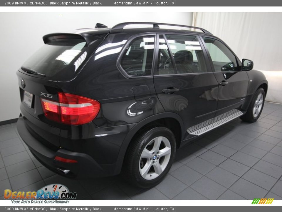 2009 BMW X5 xDrive30i Black Sapphire Metallic / Black Photo #11