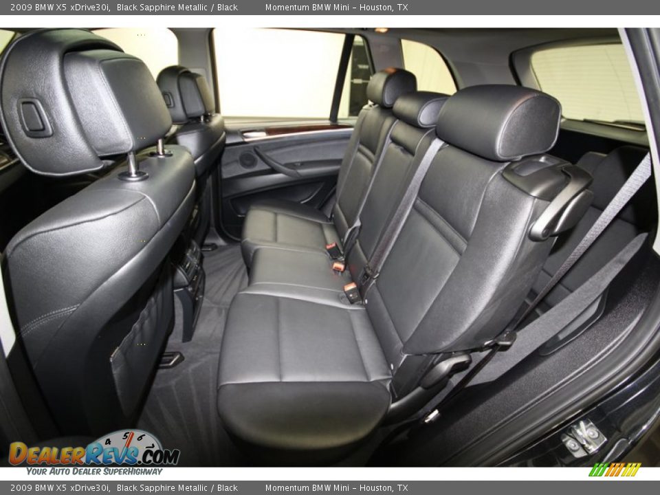 2009 BMW X5 xDrive30i Black Sapphire Metallic / Black Photo #14