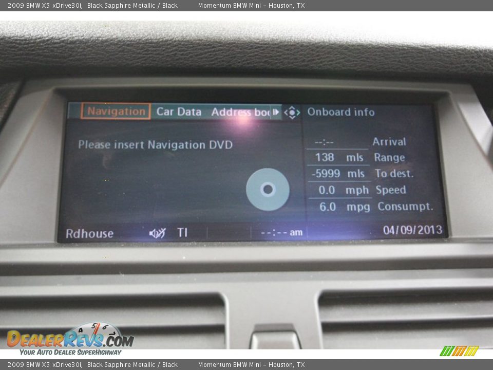 2009 BMW X5 xDrive30i Black Sapphire Metallic / Black Photo #23