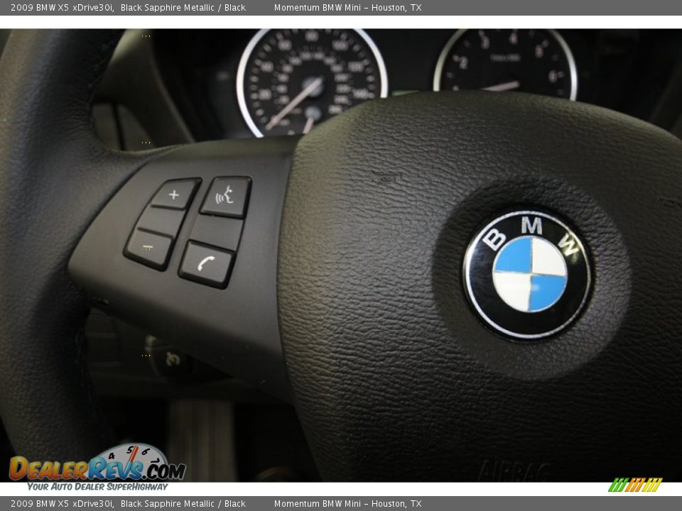 2009 BMW X5 xDrive30i Black Sapphire Metallic / Black Photo #30
