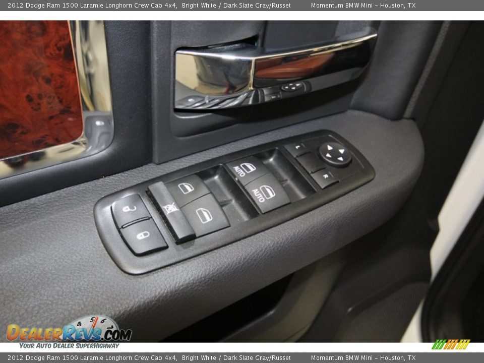 2012 Dodge Ram 1500 Laramie Longhorn Crew Cab 4x4 Bright White / Dark Slate Gray/Russet Photo #18