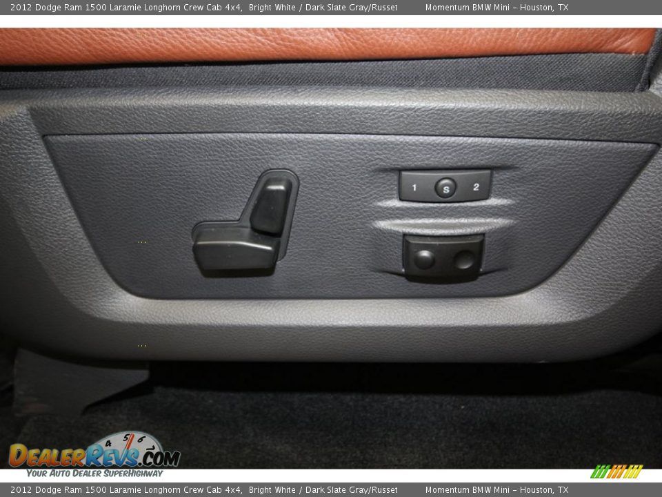 2012 Dodge Ram 1500 Laramie Longhorn Crew Cab 4x4 Bright White / Dark Slate Gray/Russet Photo #19