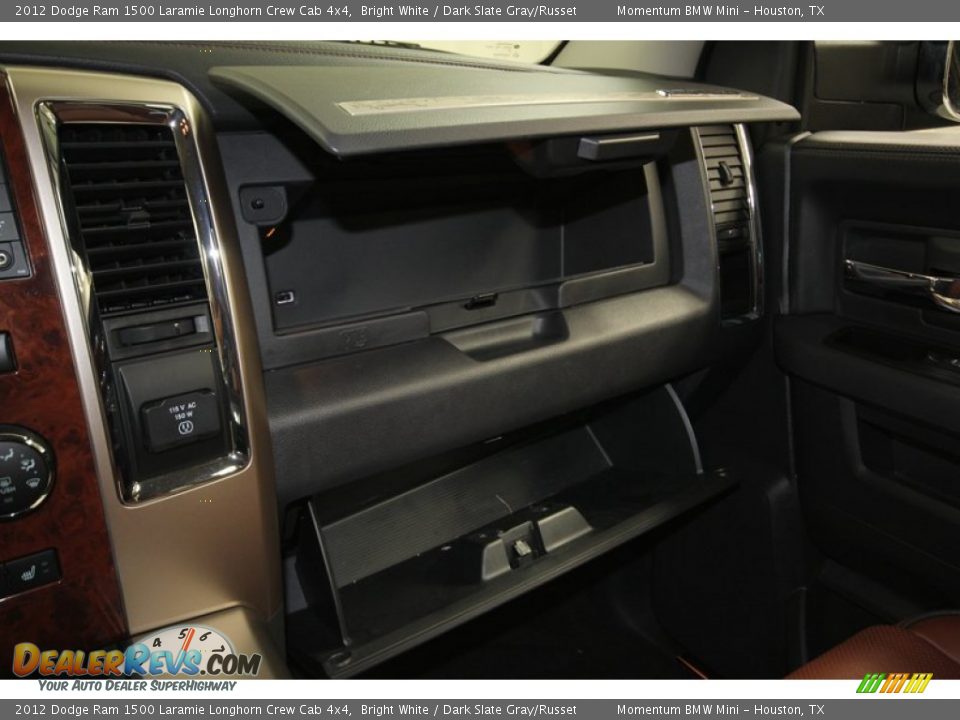 2012 Dodge Ram 1500 Laramie Longhorn Crew Cab 4x4 Bright White / Dark Slate Gray/Russet Photo #21