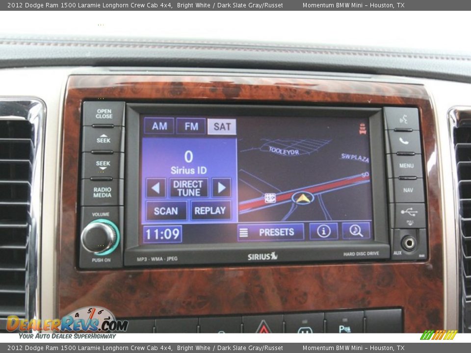 2012 Dodge Ram 1500 Laramie Longhorn Crew Cab 4x4 Bright White / Dark Slate Gray/Russet Photo #24