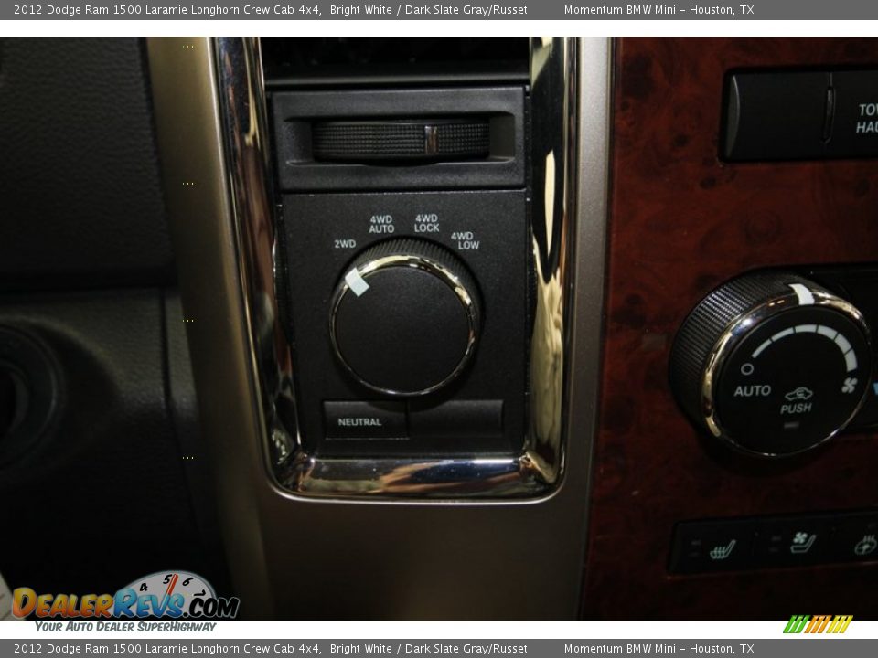 2012 Dodge Ram 1500 Laramie Longhorn Crew Cab 4x4 Bright White / Dark Slate Gray/Russet Photo #27