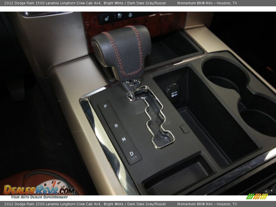 2012 Dodge Ram 1500 Laramie Longhorn Crew Cab 4x4 Bright White / Dark Slate Gray/Russet Photo #28