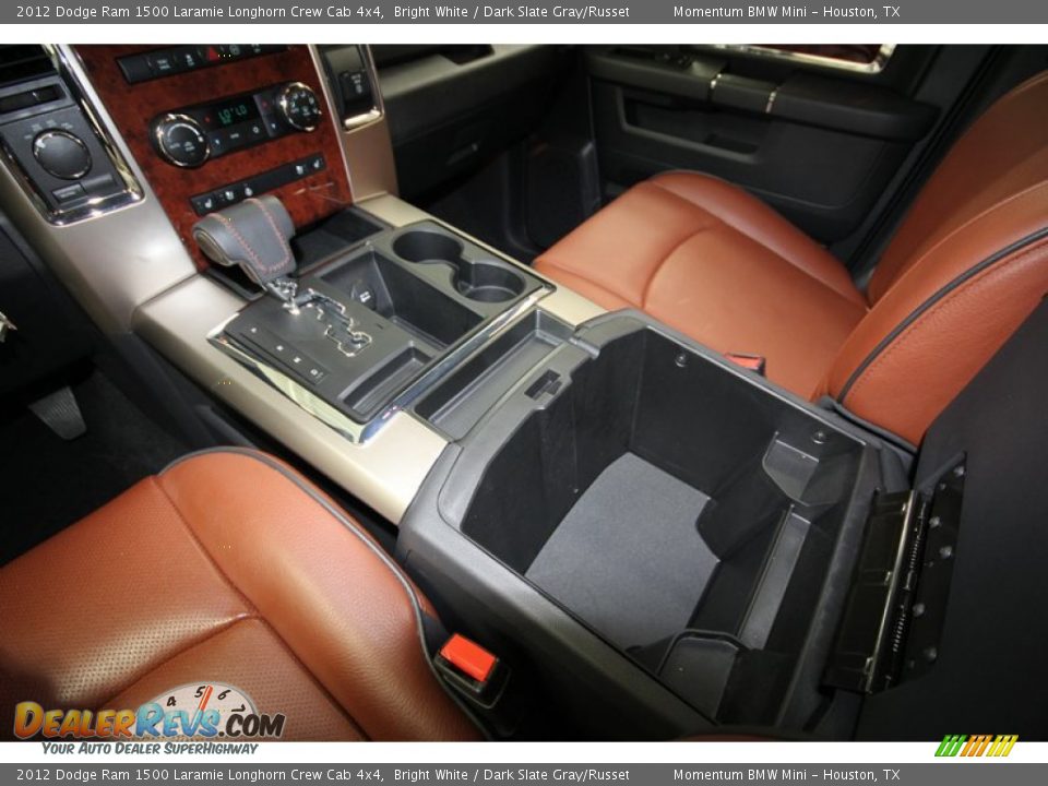 2012 Dodge Ram 1500 Laramie Longhorn Crew Cab 4x4 Bright White / Dark Slate Gray/Russet Photo #30