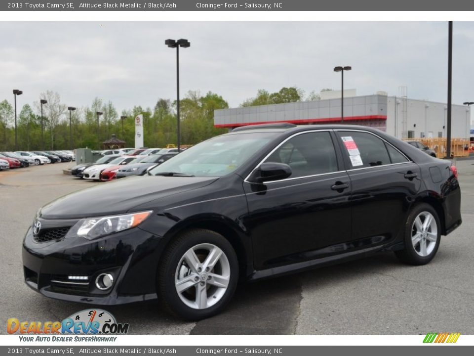 2013 Toyota Camry SE Attitude Black Metallic / Black/Ash Photo #1