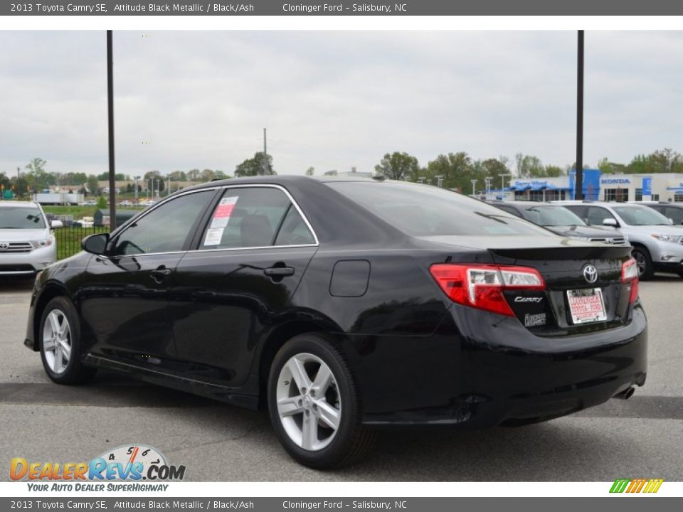 2013 Toyota Camry SE Attitude Black Metallic / Black/Ash Photo #3