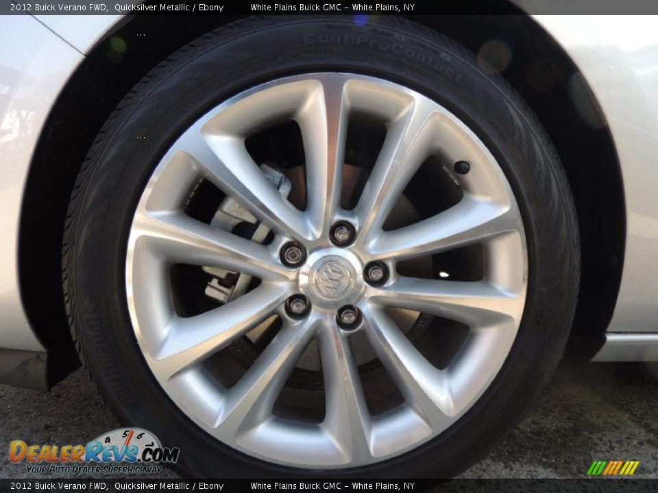 2012 Buick Verano FWD Quicksilver Metallic / Ebony Photo #3
