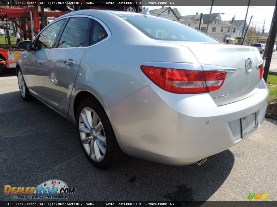 2012 Buick Verano FWD Quicksilver Metallic / Ebony Photo #4