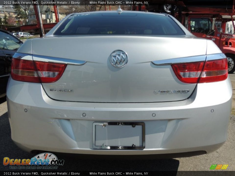2012 Buick Verano FWD Quicksilver Metallic / Ebony Photo #5