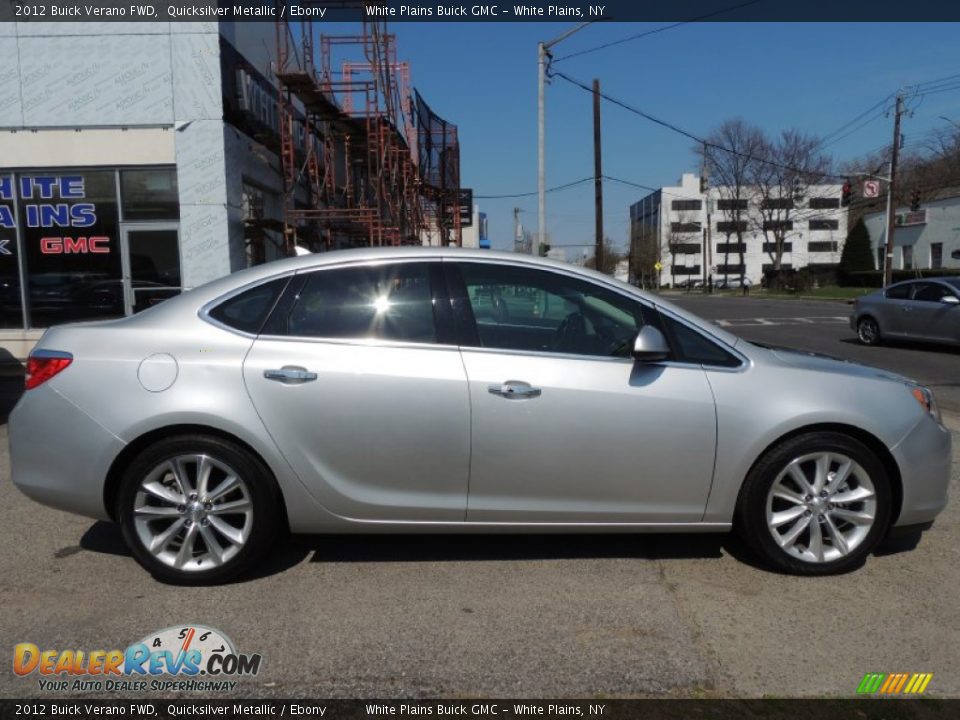 2012 Buick Verano FWD Quicksilver Metallic / Ebony Photo #7