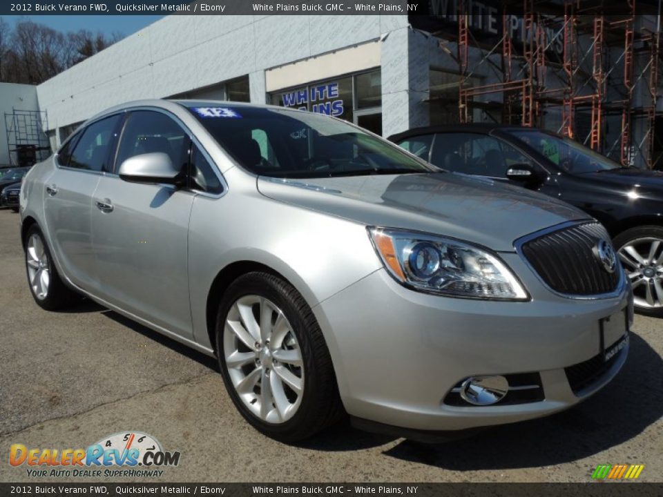 2012 Buick Verano FWD Quicksilver Metallic / Ebony Photo #8