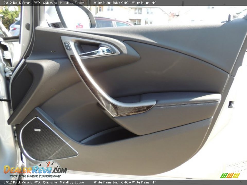 2012 Buick Verano FWD Quicksilver Metallic / Ebony Photo #9