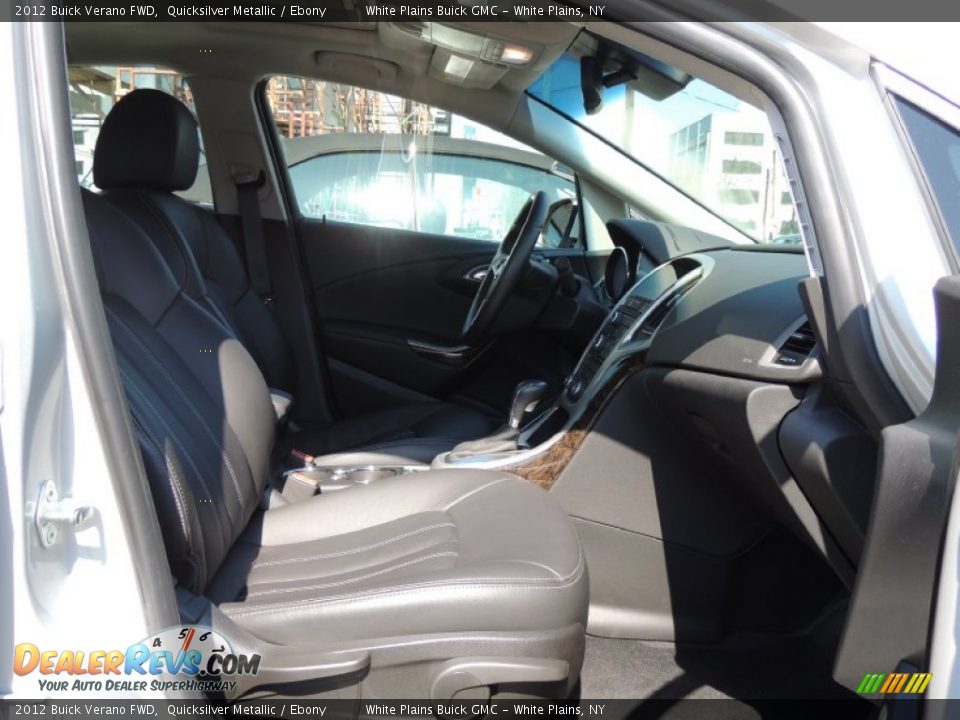 2012 Buick Verano FWD Quicksilver Metallic / Ebony Photo #10
