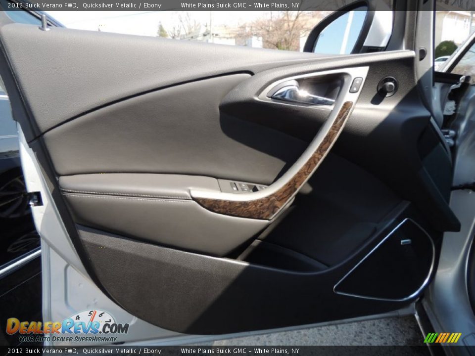 2012 Buick Verano FWD Quicksilver Metallic / Ebony Photo #12
