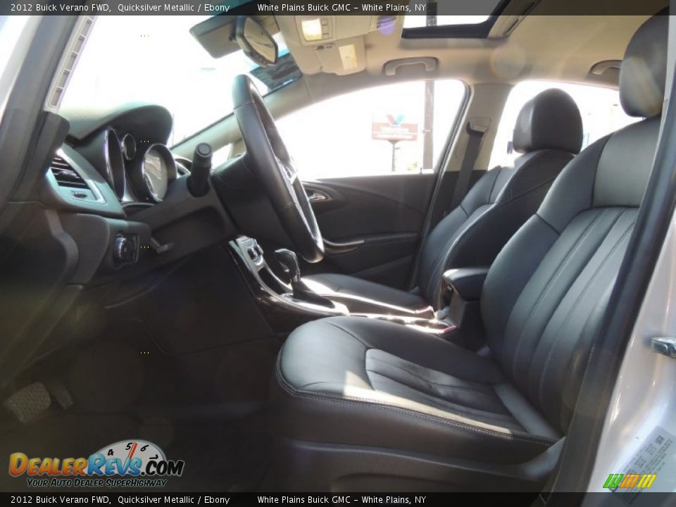 2012 Buick Verano FWD Quicksilver Metallic / Ebony Photo #13