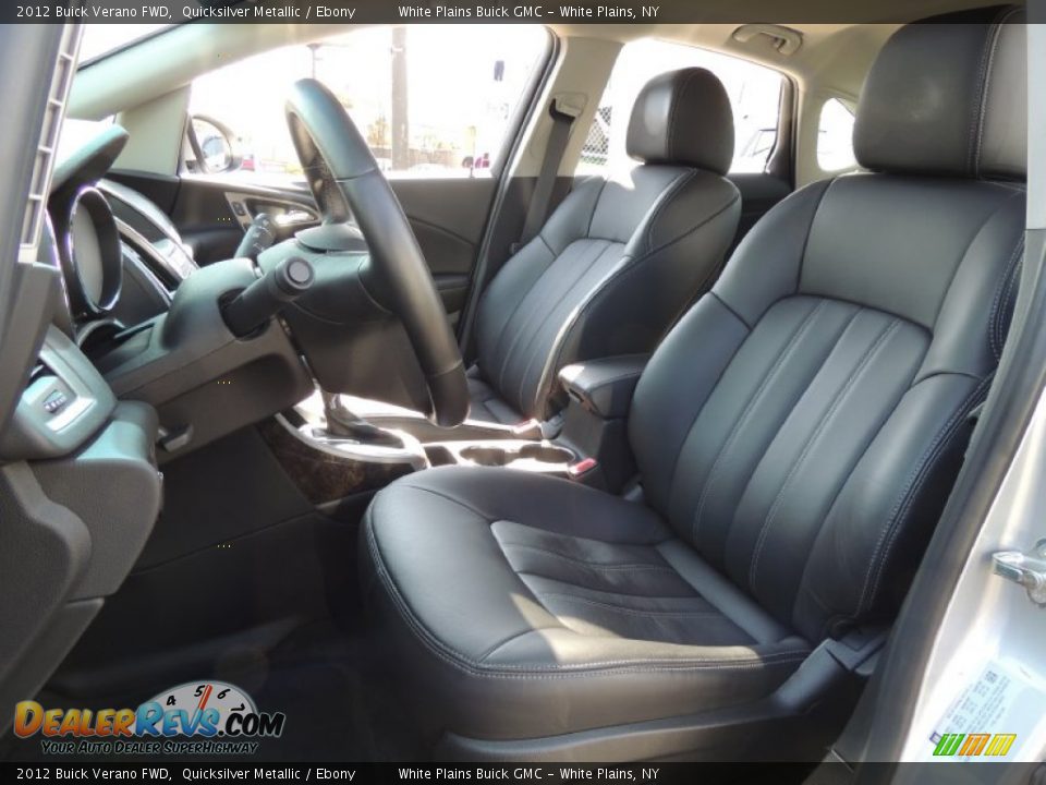 2012 Buick Verano FWD Quicksilver Metallic / Ebony Photo #14