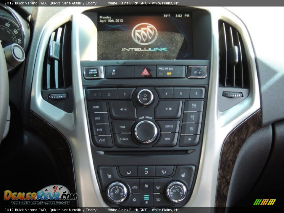 2012 Buick Verano FWD Quicksilver Metallic / Ebony Photo #17