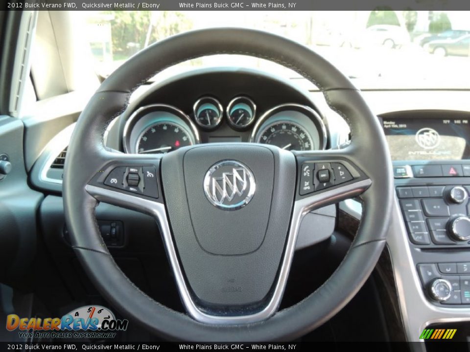 2012 Buick Verano FWD Quicksilver Metallic / Ebony Photo #19