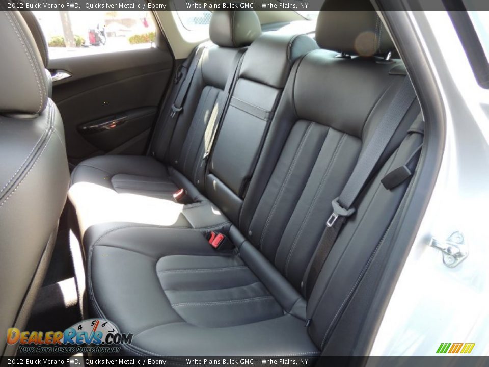 2012 Buick Verano FWD Quicksilver Metallic / Ebony Photo #24