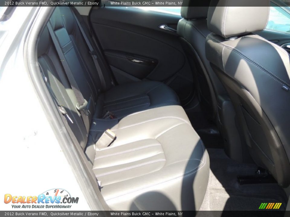 2012 Buick Verano FWD Quicksilver Metallic / Ebony Photo #25