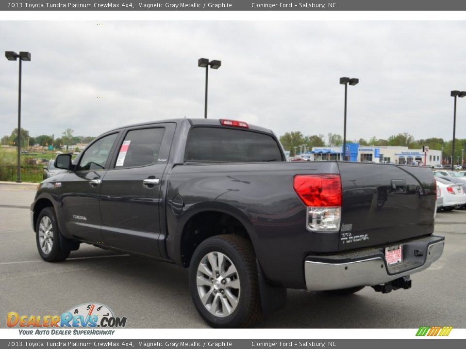 2013 Toyota Tundra Platinum CrewMax 4x4 Magnetic Gray Metallic / Graphite Photo #3